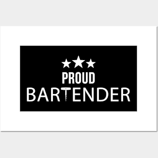 Proud Bartender Alexandria Barkeeper Ocasio-Cortez Posters and Art